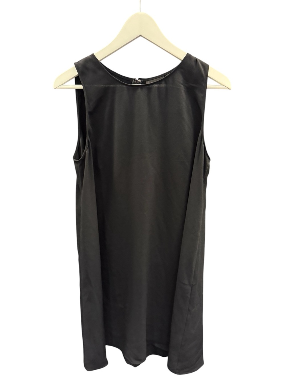 Halogen Black Sleeveless Midi Shift Dress Size Large